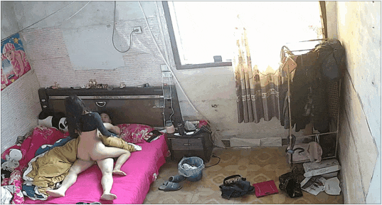 【极品稀缺破解摄像头】大肚男花样后入娇妻 疯狂骑乘 顶操内射骚逼白浆流出 多姿势肆意啪啪 高清1080P版 - 截图32