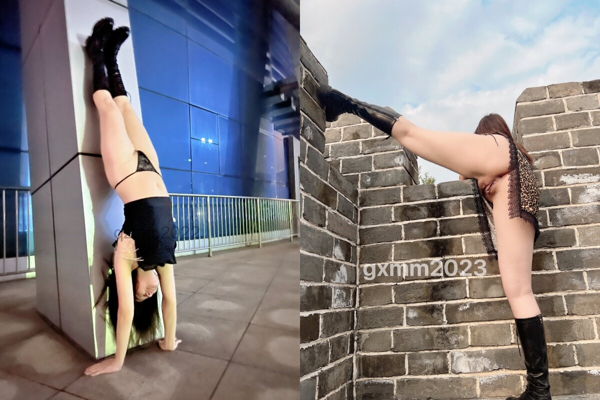 重磅推荐极限公众场所露出无敌反差小母狗 狗婷,推特19岁女儿奴,各种人前露出户外啪3P群P公园打炮 - 截图11